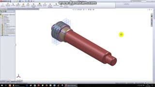 Vérin hydraulique-TP19-Tige+piston (assemblage)