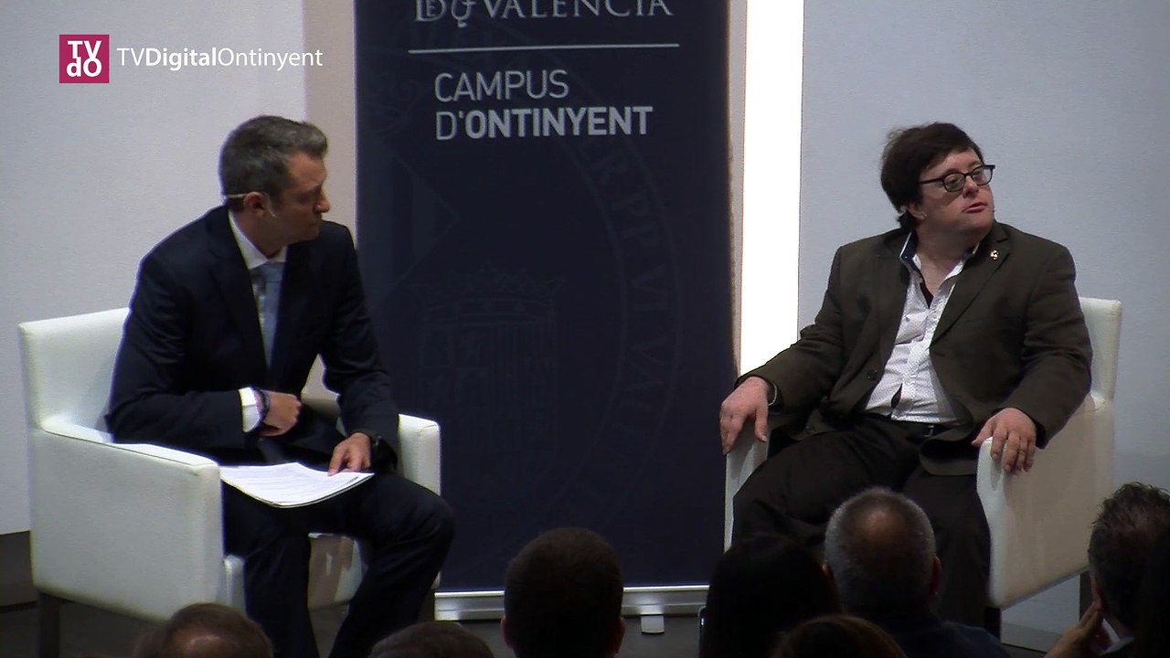 Conferència de Pablo Pineda a Ontinyent