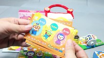 뽀로로 뽀롱뽀롱 뽀로로 해피반찬고 스티커 만들기 놀이 장난감 인형 Pororo sticker maker Toys Play Пороро Игрушки