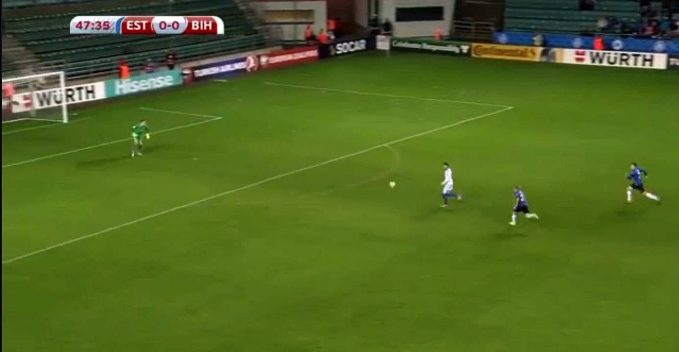 Izet Hajrovic Goal HD - Estonia 0-1 Bosnia & Herzegovina 10.10.2017