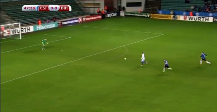 Izet Hajrovic Goal HD - Estonia 0-1 Bosnia & Herzegovina 10.10.2017
