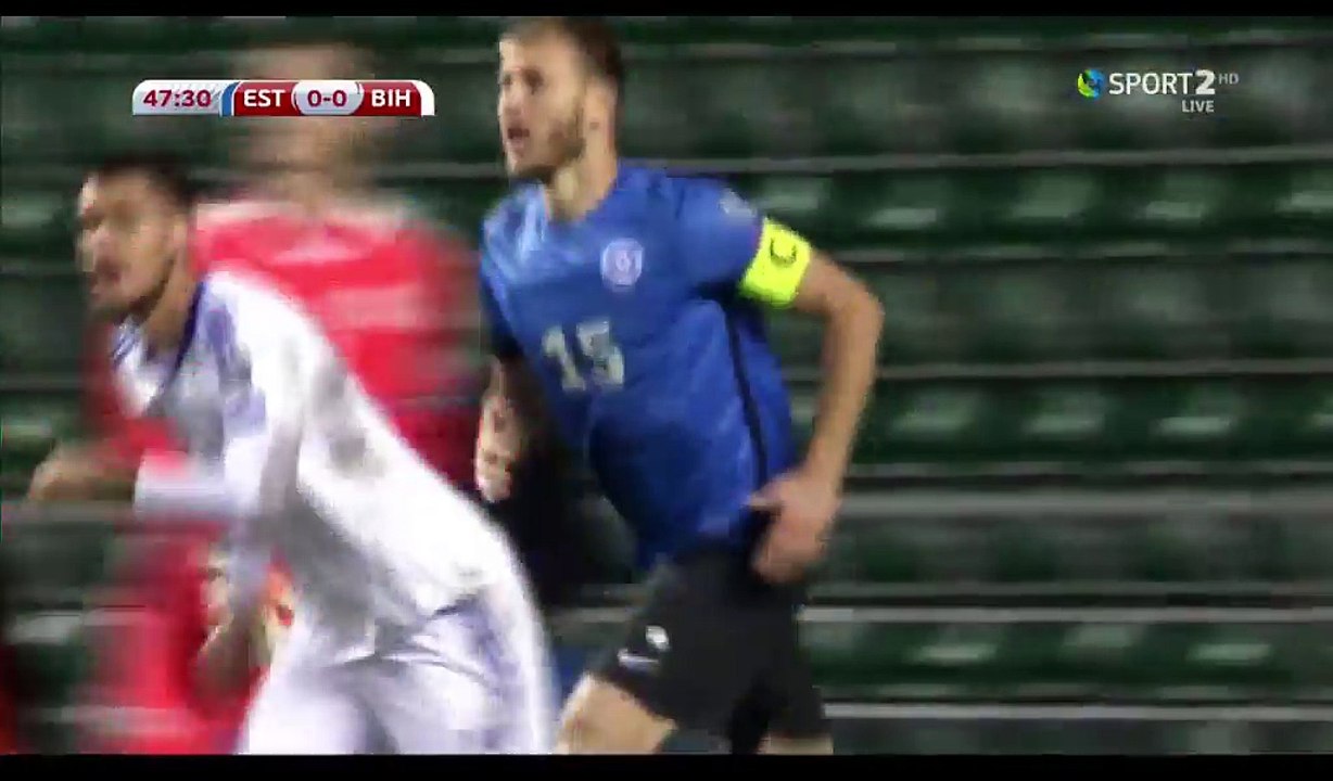 Izet Hajrovic Goal HD - Estonia 0-1 Bosnia & Herzegovina - 10.10.2017