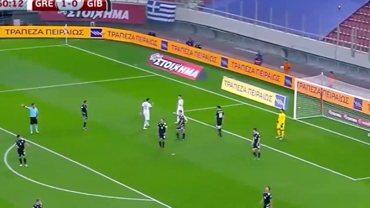 Konstantinos Mitroglou Goal HD - Greece 2 - 0 Gibraltar - 10.10.2017 (Full Replay)