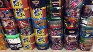 My Entire Pokemon Tin Collection!