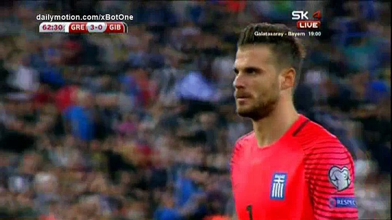 Konstantinos Mitroglou second Goal HD - Greece 3 - 0 Gibraltar - 10.10.2017 (Full Replay)