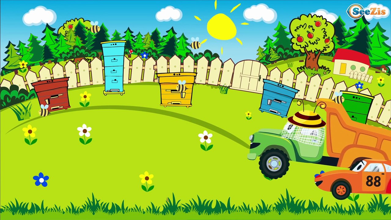 Монстр Трак и Гоночная Машина Мультфильмы про МАШИНКИ Развивающие видео для детей