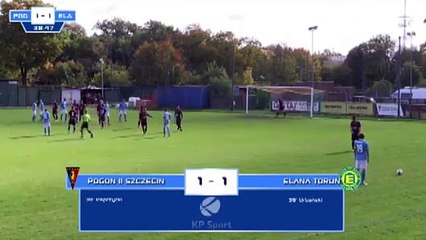 Pogon Szczecin II 1:2 Elana Torun (Polnische III Liga. Am 8 Oktober 2017)