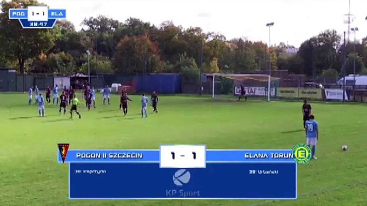 Pogon Szczecin II 1:2 Elana Torun (Polnische III Liga. Am 8 Oktober 2017)