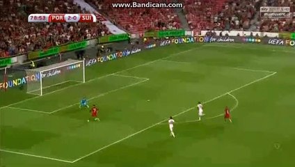 Cristiano Ronaldo Missed 100% Chance HD - Portugal 2-0 Switzerland 10.10.2017