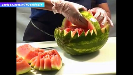 Amazing watermelon cutting skills part 2