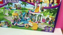 LEGO Friends Heartlake Summer Pool Speed Build Fun Review!!! Kids LEGO Toys