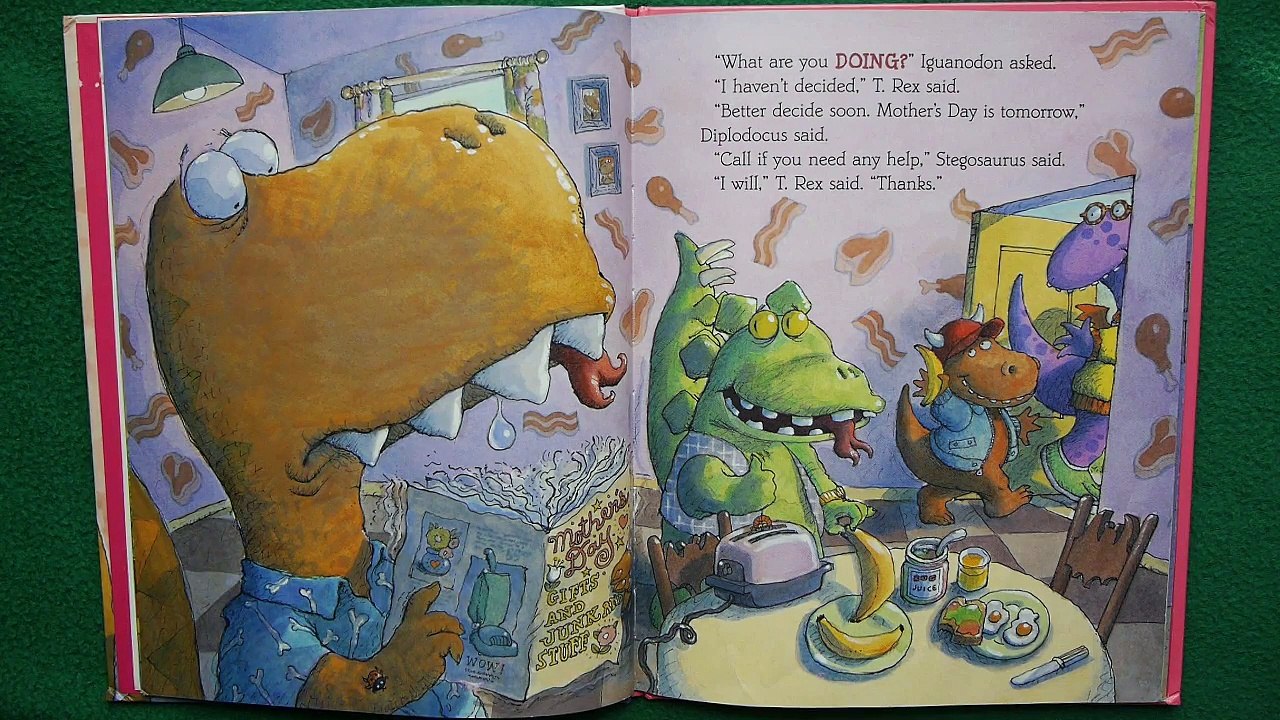 T. Rex and the Mothers Day Hug READ ALOUD!