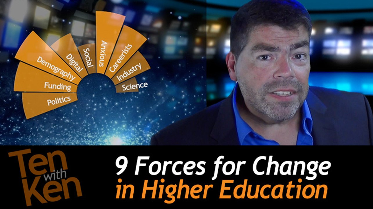 9 Forces for Change in Higher Education