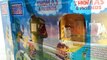 Thomas and Friends Mega Bloks Cranky The Crane and Salty - Unboxing Review - 4 Layouts Demo