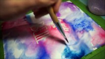 ART TUTORIAL | How to Paint a Galaxy with Watercolours | Liz Lapointe