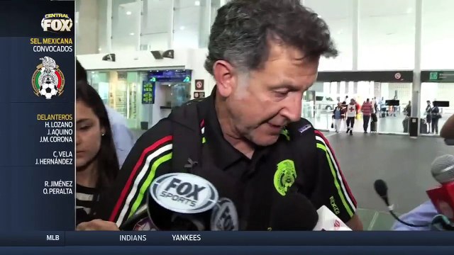 Osorio lamenta las ausencias de Chicharito e Hirving Lozano