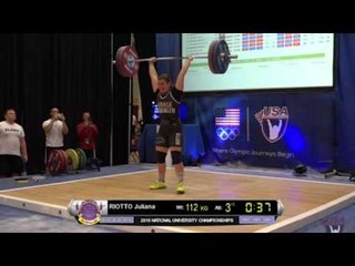 USAW Uni & U25 Nationals Highlights: Juliana Riotto
