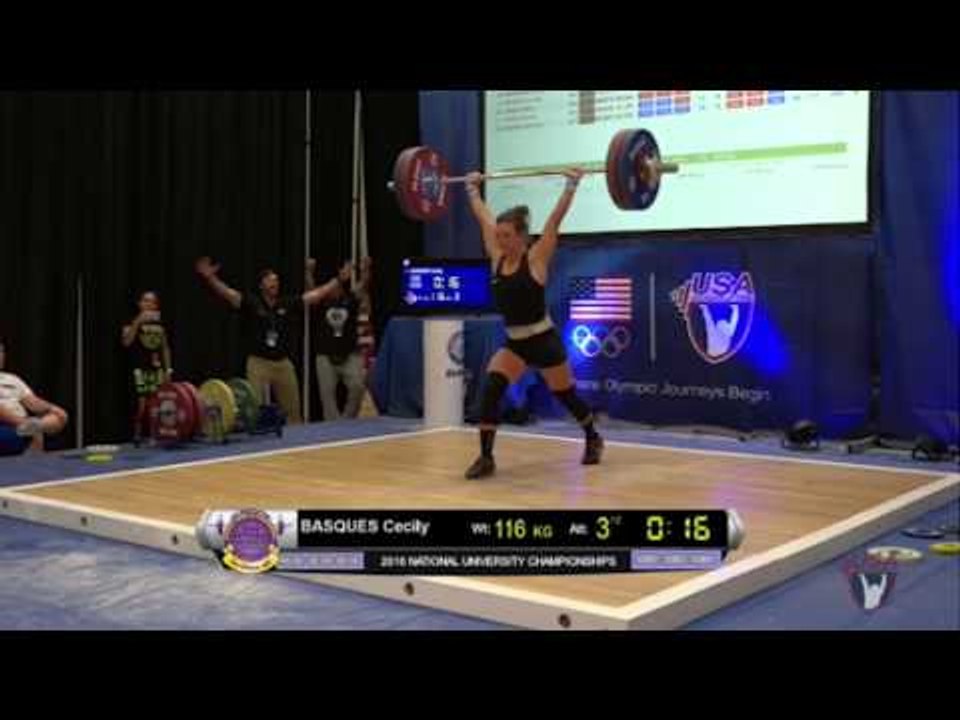USAW Uni & U25 Nationals Highlights: Cecily Basques