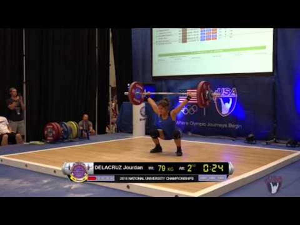 USAW UniU25 Nationals Highlights Women's 53kg video Dailymotion