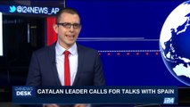 i24NEWS DESK | Catalan leader calls for talks with Spain | Tuesday, October 10th 2017