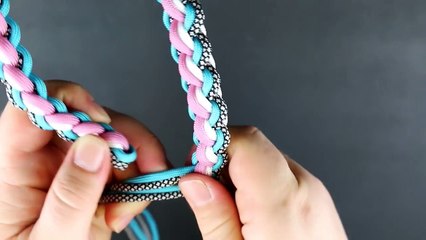 HOW TO MAKE AN 8 STRAND BRAID PARACORD DOG LEASH TUTORIAL