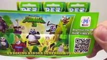 Кунг-Фу Панда 3 Киндер Сюрпризы и Игрушки ПЕЦ,Toys PEZ Kung Fu Panda 3 & Kinder Surprise eggs