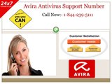 Avira Antivirus Support 1-844-239-5111 & Get the entire host of your issues fixed