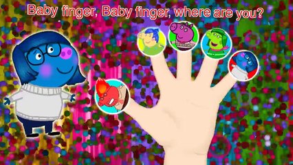 Peppa Pig Inside Out Finger Family / Nursery Rhymes and More Lyrics