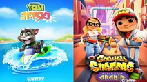 Subway Surfers Arabia VS Talking Tom Jetski iPad Gameplay HD #15
