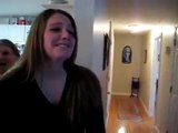 Soldier, Home From Deployment, Surprises Sister on Thanksgiving
