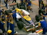 Gran Premio di Germania 1986: Intervista a Patrese, pit stop di N. Piquet e Mansell e sorpasso di N. Piquet a Prost