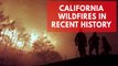 California's most Devastating wildfires in recent history