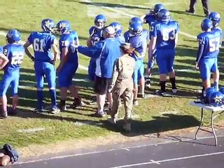 U.S. Soldier Surprises Her Son During High School Football Game