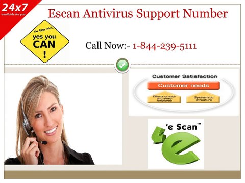 Escan Antivirus Support 1-844-239-5111 & Get the entire host of your issues fixed