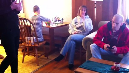 U.S. Marine, Home From Deployment, Surprises Mother on Christmas Morning