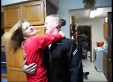 U.S. Navy Sailor Surprises His Six Siblings, Then Mom and Dad