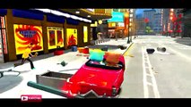 COLORS RETRO CARS FOR KIDS & COLORS TALKING TOM EPIC PARTY NURSERY RHYMES SONGS FOR CHILDREN