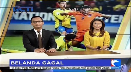Belanda Gagal Ikut Piala Dunia 2018