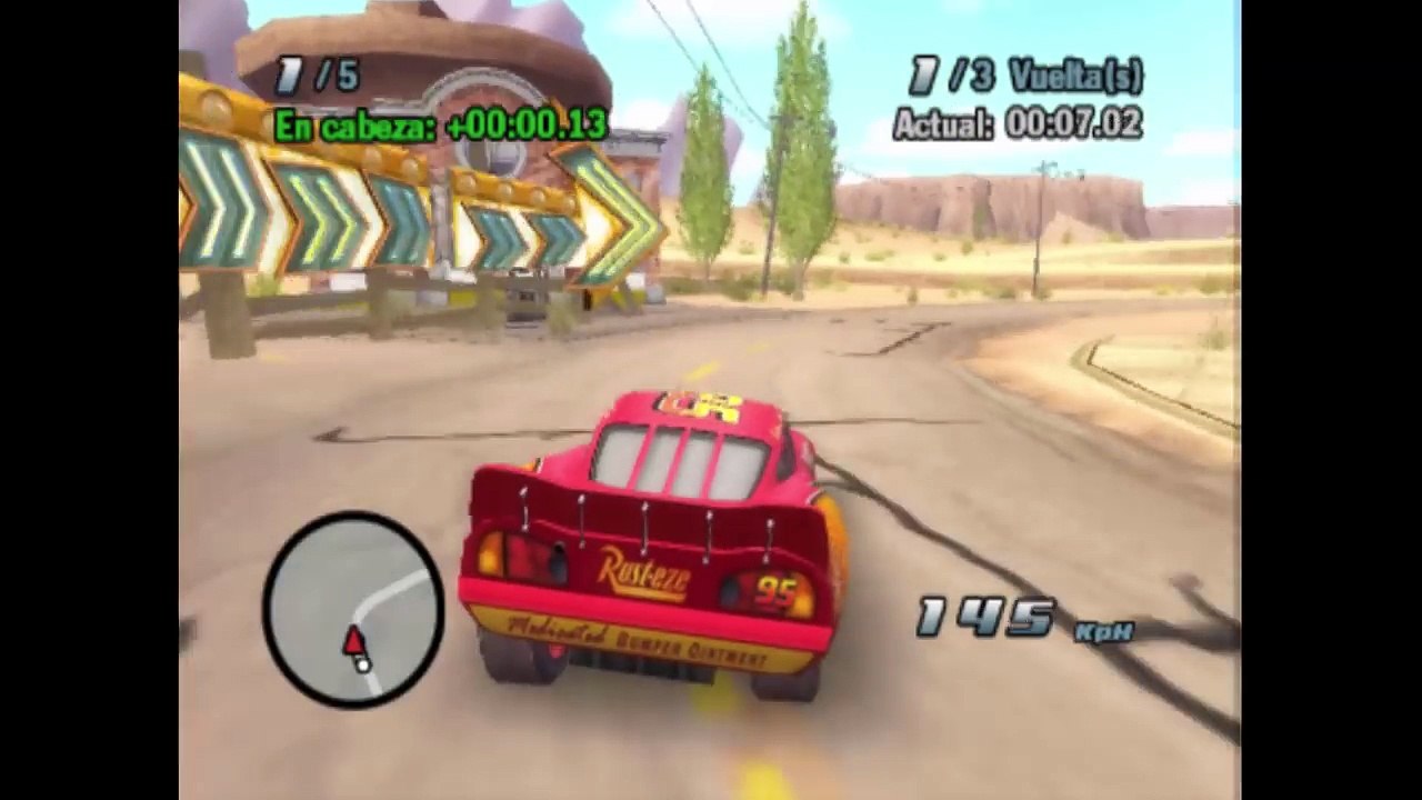 Cars - Gameplay - Parte 1- Español - PS2