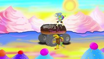 My Cute Shark Attack Cartoon #18 (Monster Truck Dino vs. Cake Shark!!  BEST OF!!) kids cartoons!