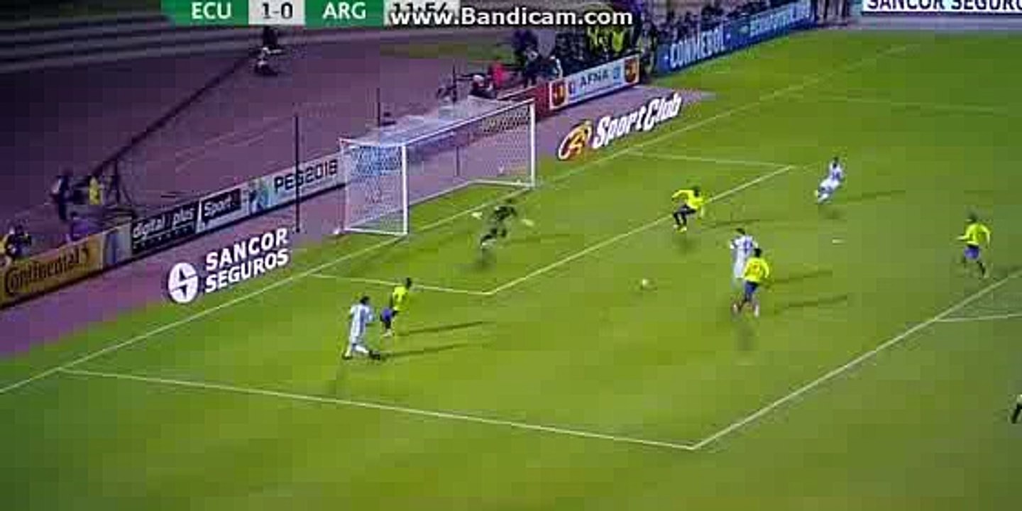 Lionel Messi Goal HD - Ecuador 1-1 Argentina - 11.10.2017