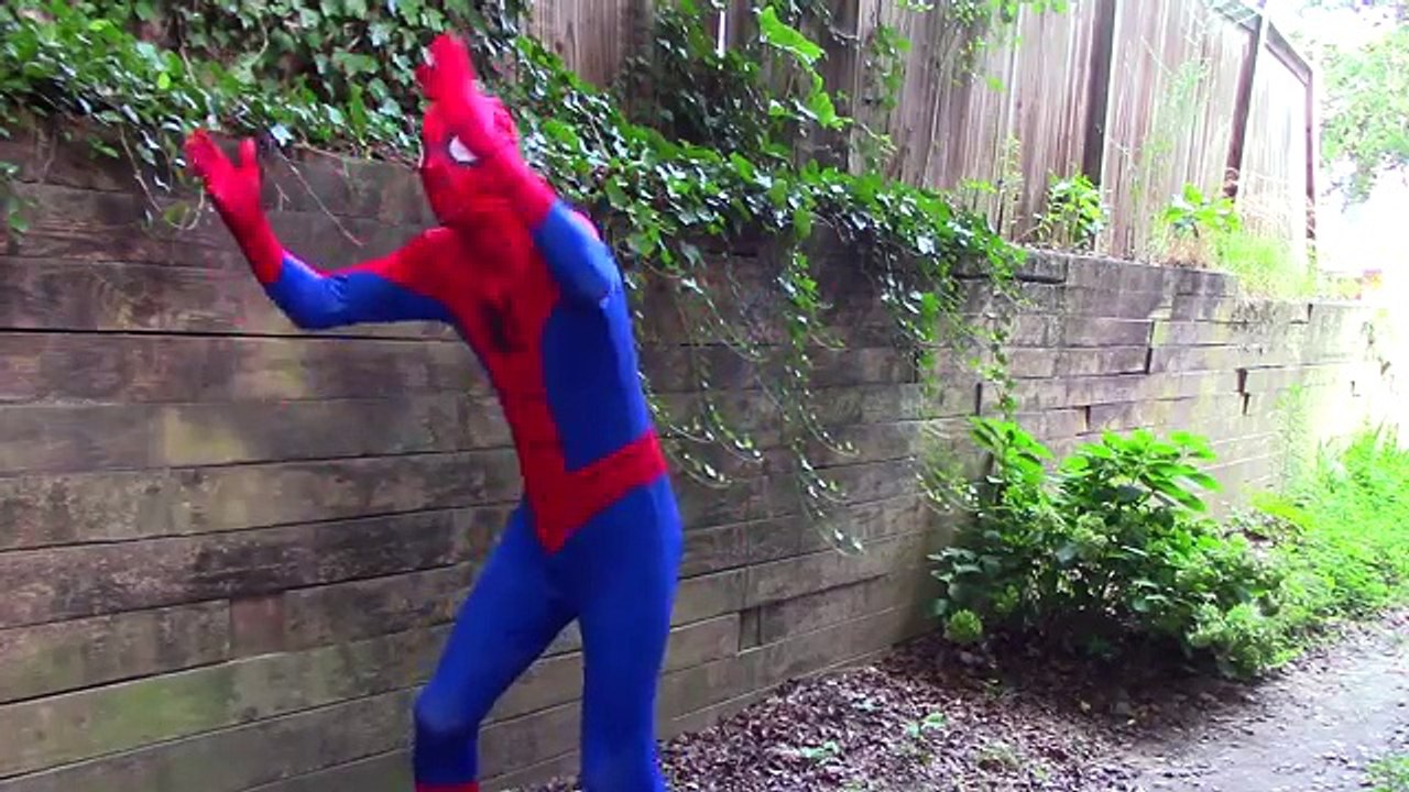 Frozen Elsa & Spiderman babysit snow white baby w/ catwoman, police elsa, joker