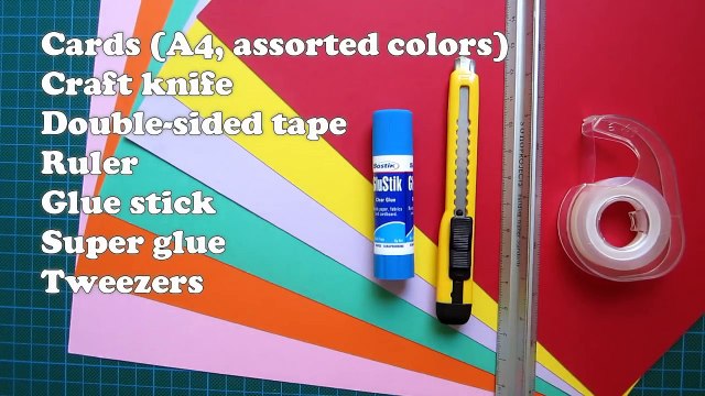 Birthday card (pop up box) - learn how to make a birthday popup card - EzyCraft