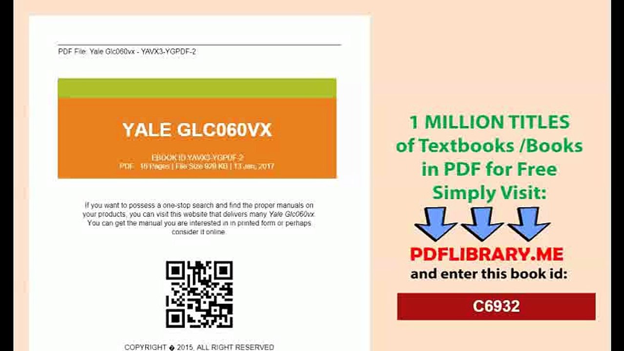 Yale Glc060vx