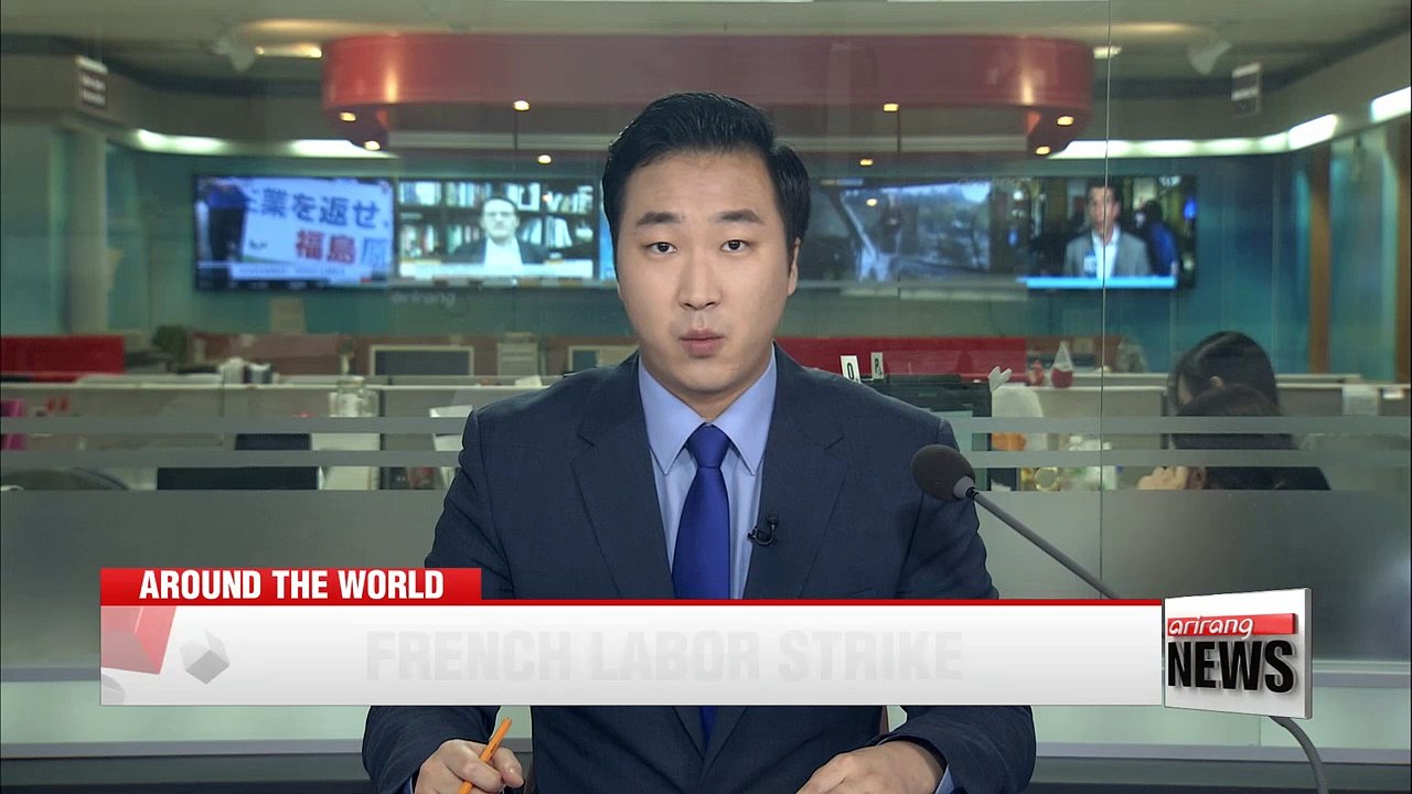 French labor unions strike against Macron's economic reforms