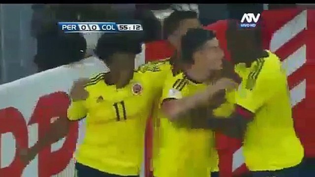 Peru 0-1 Colombia But James Rodriguez Goal