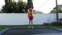 Gymnastics in Halloween Costumes Challenge new ~ Jacy and Kacy