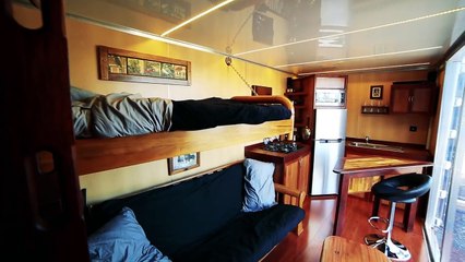 Boat Builders Incredible 20ft Shipping Container Home