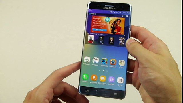 Samsung Galaxy Note 7 Hammer & Knife Scratch Test