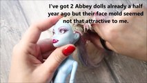 Monster High Doll Repaint / How to Customize Abbey Bominable DIY Craft Tutorial Easy / Custom Doll